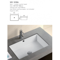 ECT Qubi-ii under counter basin
